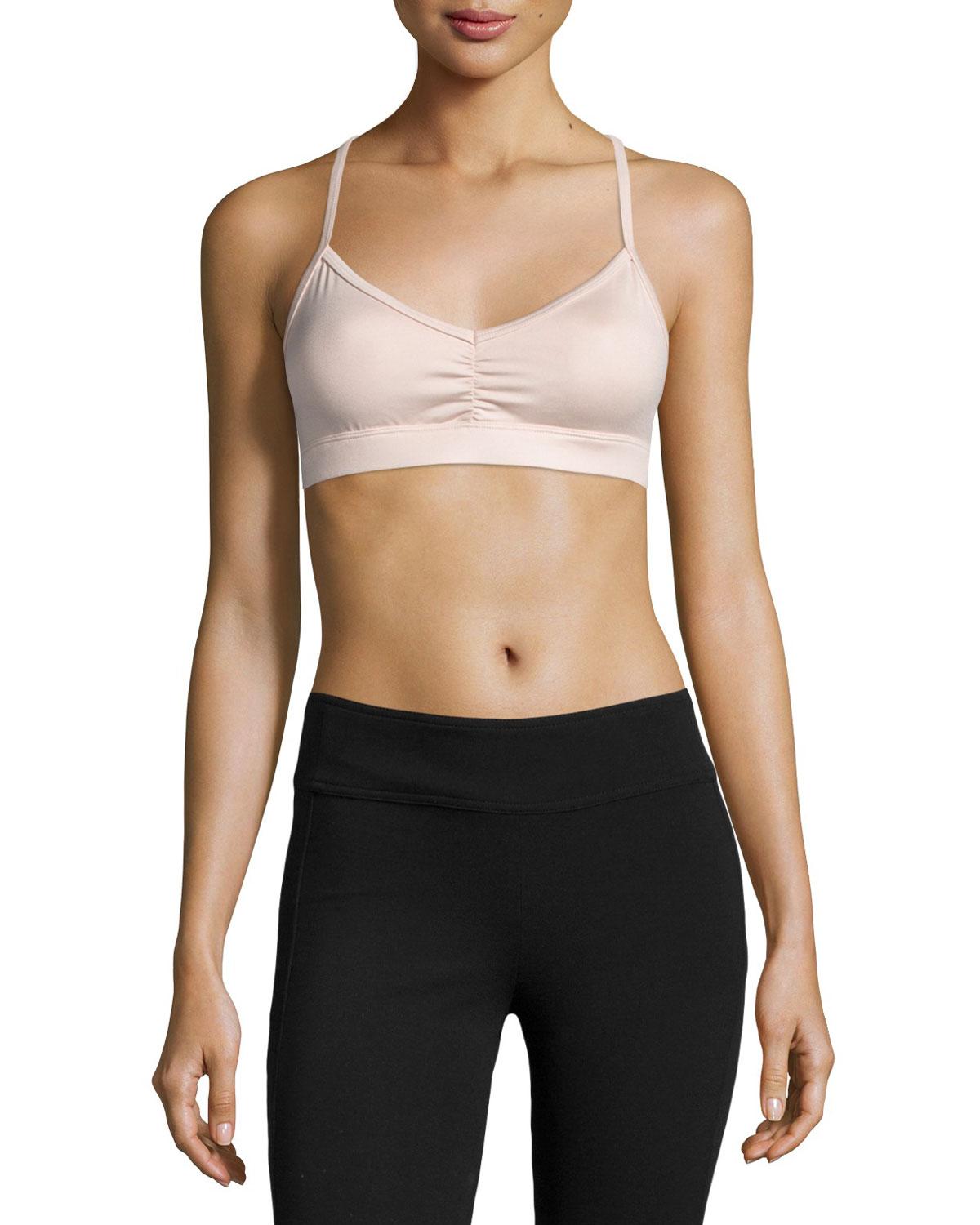 Alo yoga Sunny Strappy Sports Bra in Blue Lyst